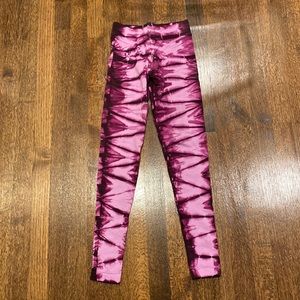Nux Pink tie dye leggings